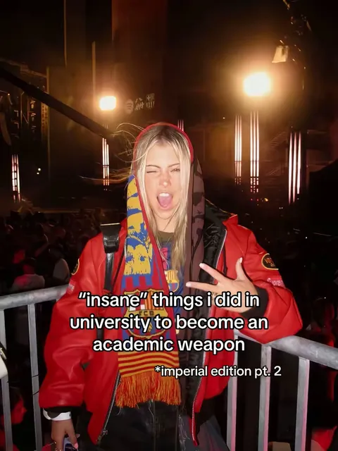 TikTok slideshow cover: Becoming an academic weapon