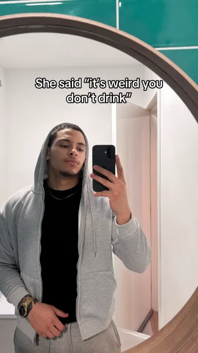 Original slideshow: She said 'it's weird you don't drink'