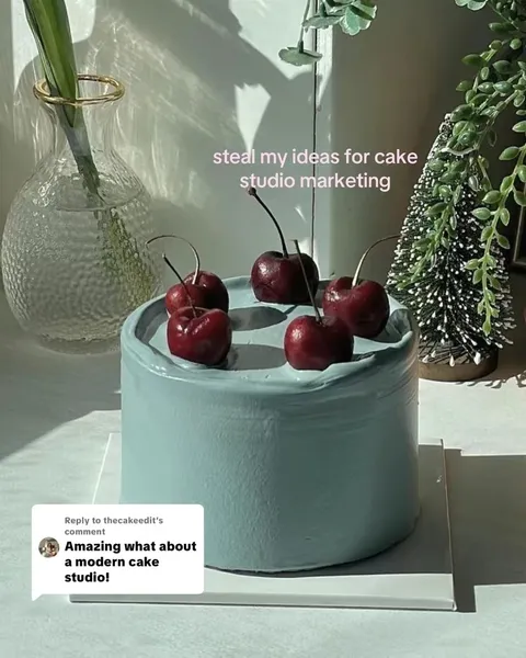 Original slideshow: Marketing ideas for a cake studio