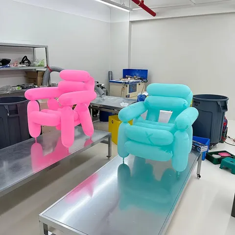 TikTok slideshow cover: Inflatable furniture