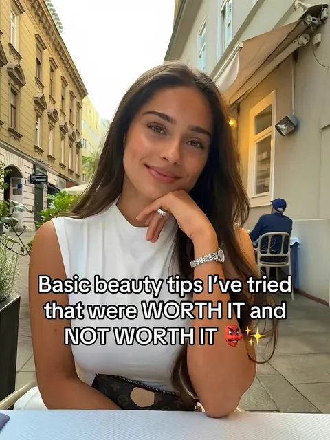 TikTok slideshow cover: Basic beauty tips I've tried