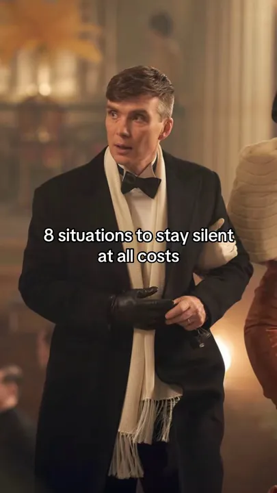 TikTok slideshow cover: 8 situations to stay silent at all costs