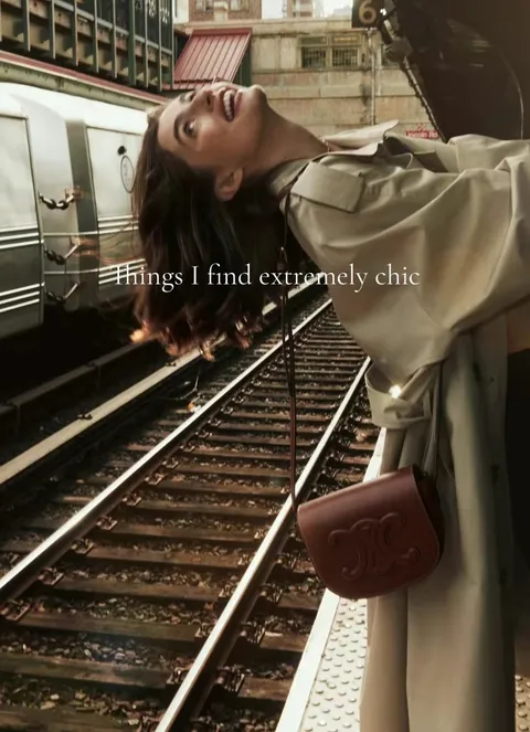 TikTok slideshow cover: Things I find extremely chic