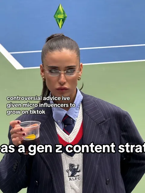 TikTok slideshow cover: Controversial Advice for Micro-Influencers