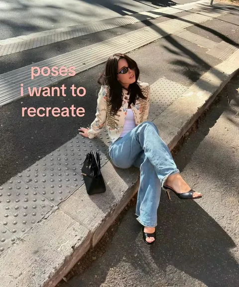 TikTok slideshow cover: Poses to Recreate