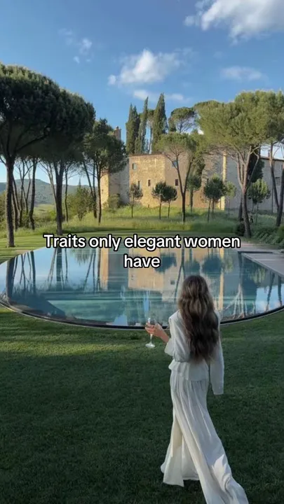TikTok slideshow cover: Traits only elegant women have
