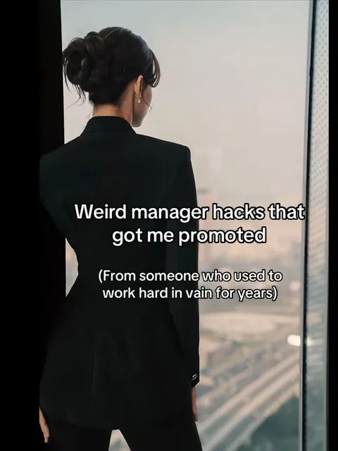TikTok slideshow cover: Weird manager hacks