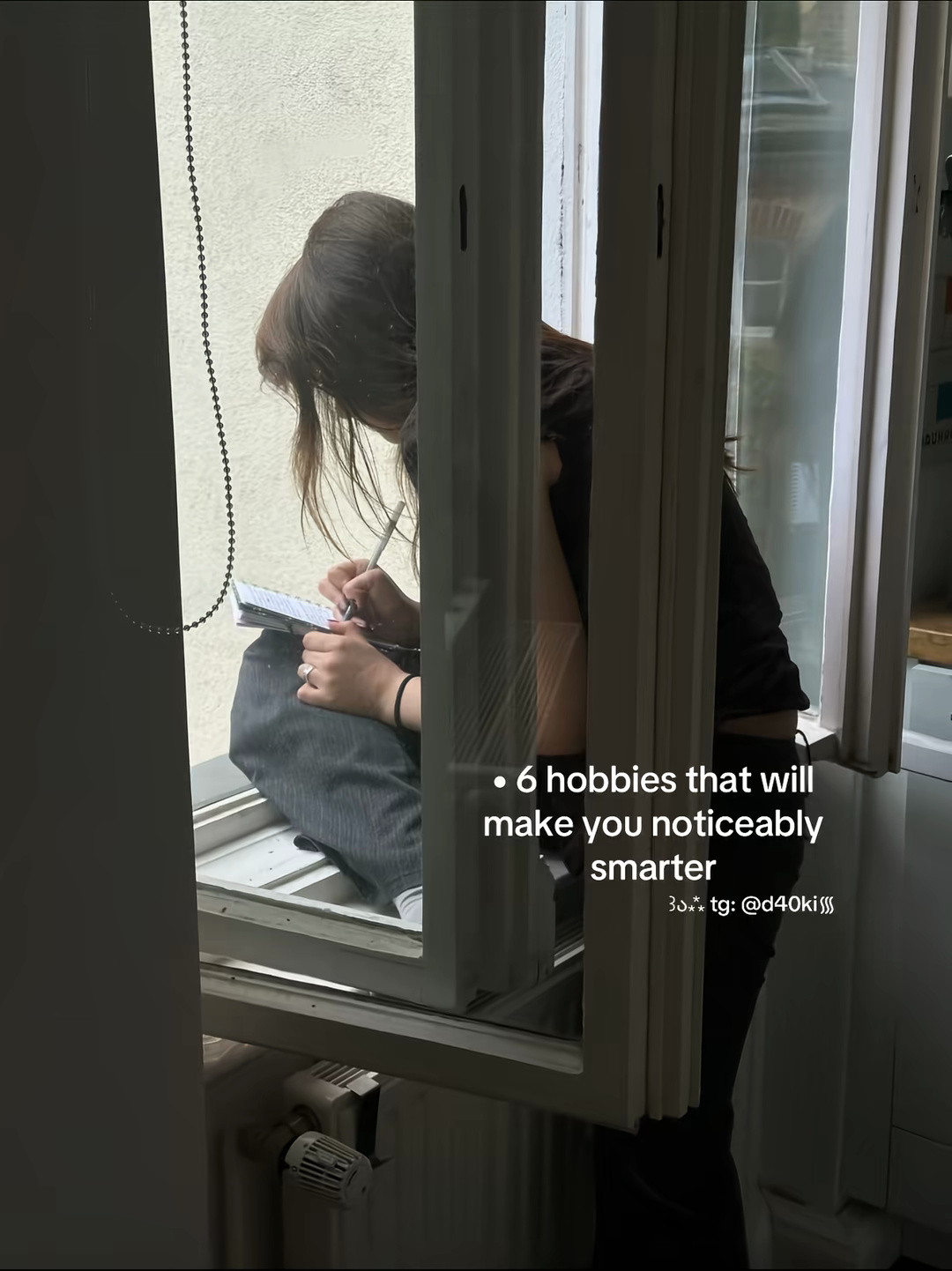 Cover der TikTok-Slideshow „6 Hobbies to Increase Intelligence“ von @d40ki