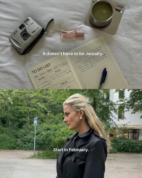 Original slideshow: It doesn't have to be January. Start in February.