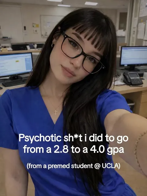 TikTok slideshow cover: How a UCLA student raised their GPA