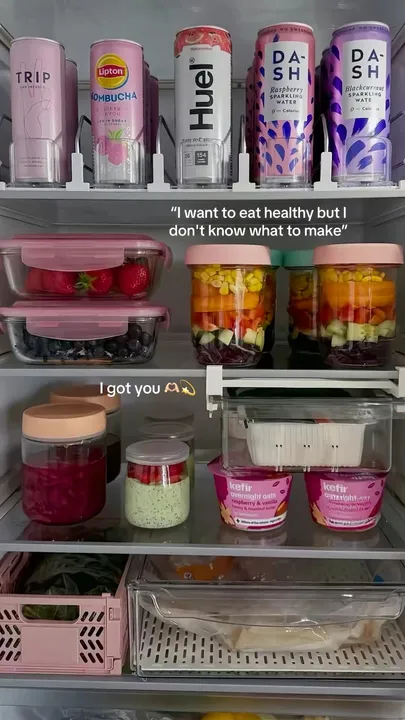 TikTok slideshow cover: Healthy Meal Prep Ideas