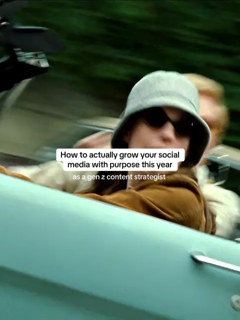 TikTok slideshow cover: Grow your social media with purpose