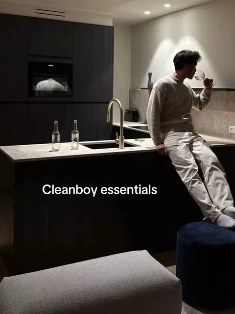 TikTok slideshow cover: Cleanboy essentials
