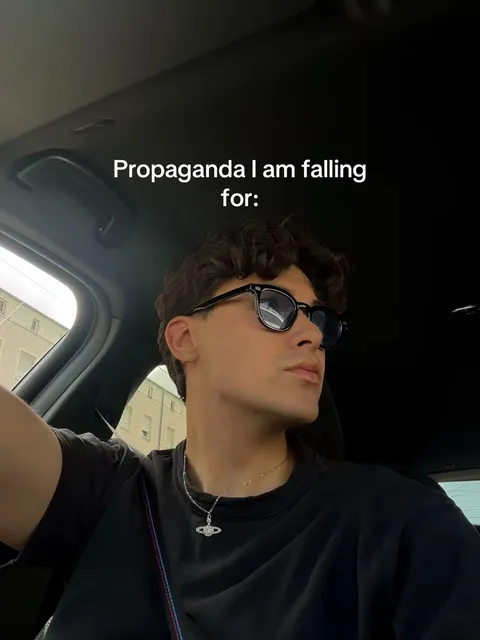 TikTok slideshow cover: Propaganda I am falling for: