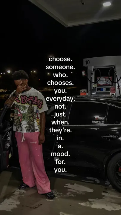 TikTok slideshow cover: Choose someone who chooses you
