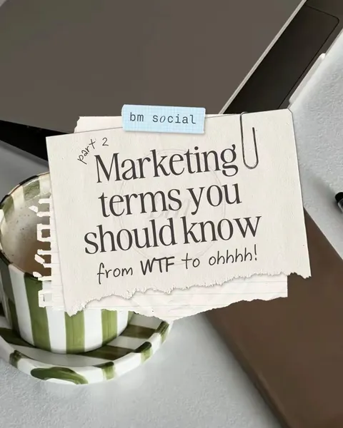 TikTok slideshow cover: Marketing terms you should know