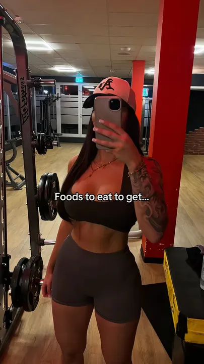 TikTok slideshow cover: Foods to eat to get...