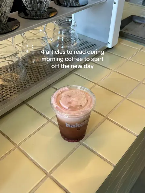 TikTok slideshow cover: Morning Coffee Articles