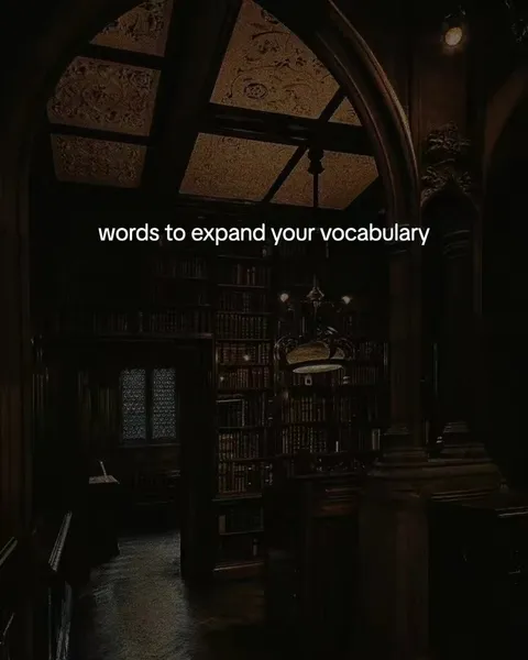TikTok slideshow cover: Words to Expand Your Vocabulary