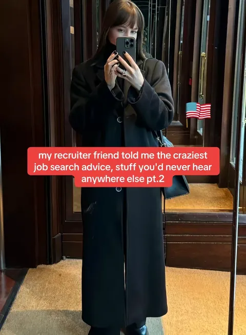 TikTok slideshow cover: Crazy job search advice part 2