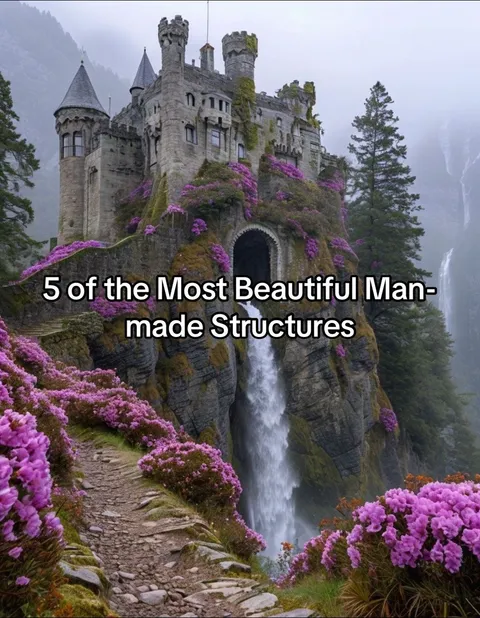TikTok slideshow cover: 5 of the Most Beautiful Man-made Structures