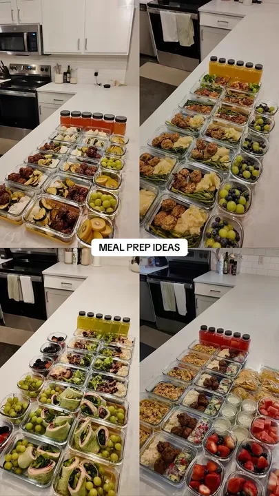 TikTok slideshow cover: Meal Prep Ideas