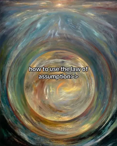 TikTok slideshow cover: How to use the law of assumption