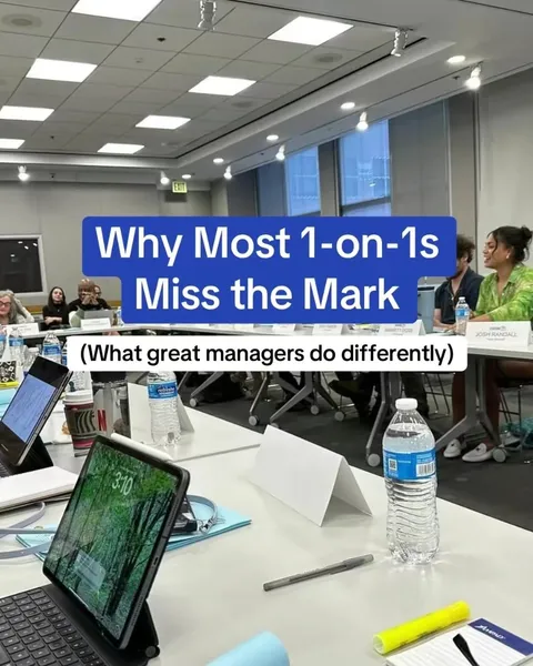 TikTok slideshow cover: Why Most 1-on-1s Miss the Mark
