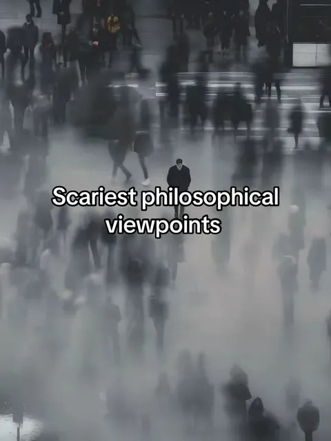 TikTok slideshow cover: Scariest philosophical viewpoints