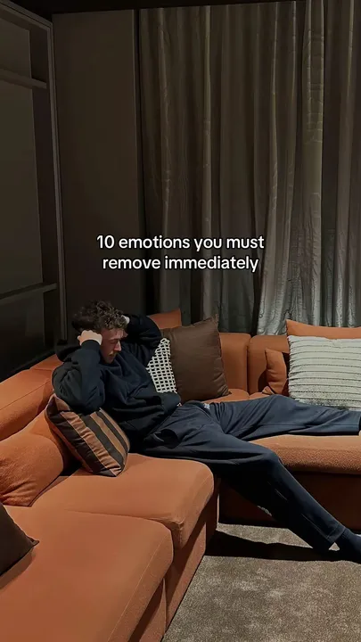TikTok slideshow cover: 10 emotions you must remove immediately