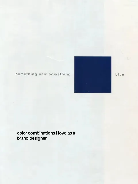 TikTok slideshow cover: Color combinations I love as a brand designer