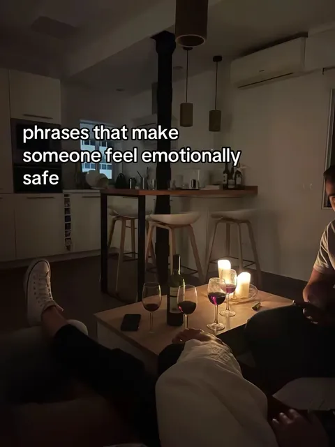 TikTok slideshow cover: Phrases for emotional safety