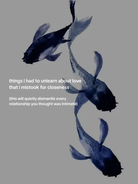 TikTok slideshow cover: Things I had to unlearn about love