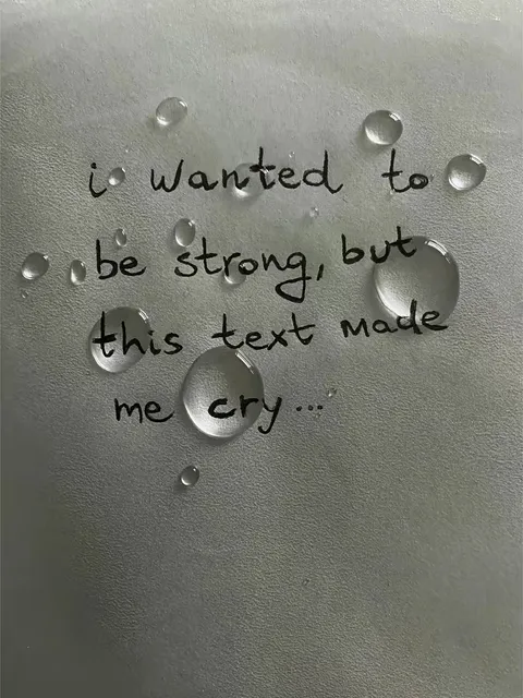 TikTok slideshow cover: Emotional Text