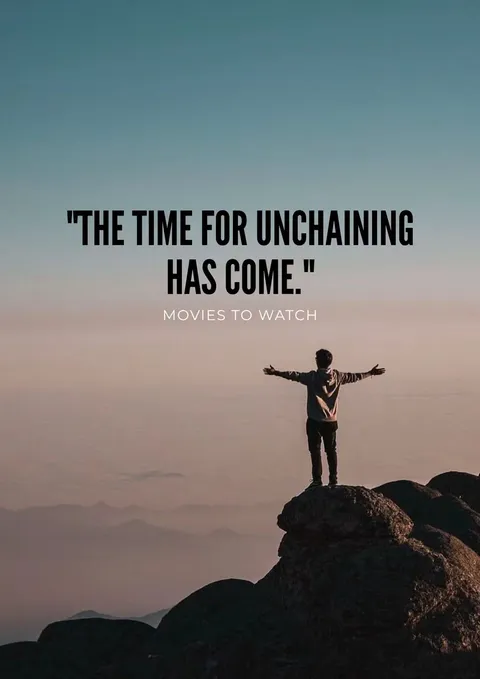 TikTok slideshow cover: "THE TIME FOR UNCHAINING HAS COME."