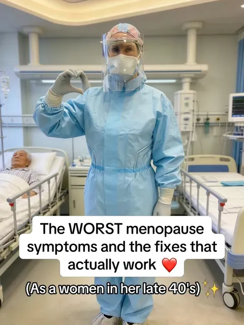 TikTok slideshow cover: Menopause Symptoms