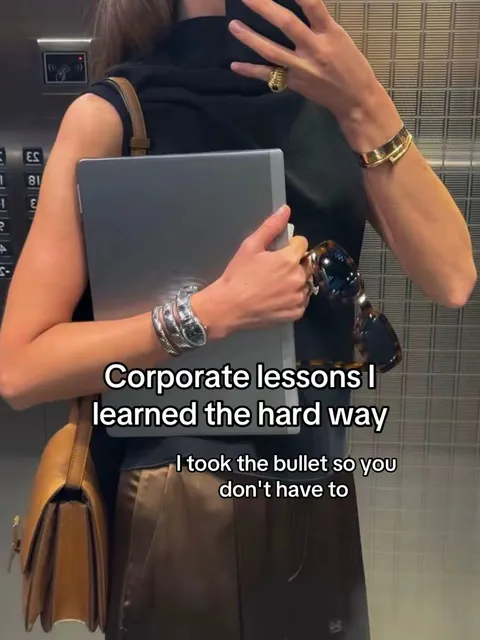 TikTok slideshow cover: Corporate lessons learned the hard way