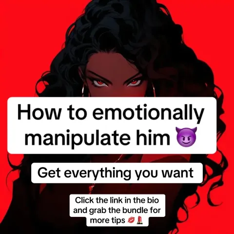 TikTok slideshow cover: How to emotionally manipulate him