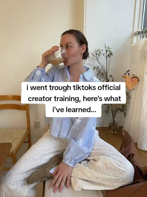 TikTok slideshow cover: TikTok Creator Training Lessons