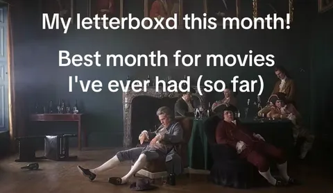 TikTok slideshow cover: My letterboxd this month!
