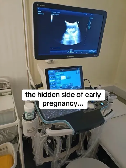 TikTok slideshow cover: The hidden side of early pregnancy