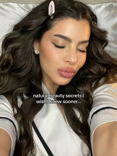 TikTok slideshow cover: Natural beauty secrets