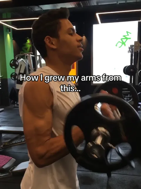 TikTok slideshow cover: Arm growth journey