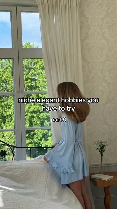 TikTok slideshow cover: Niche elegant hobbies