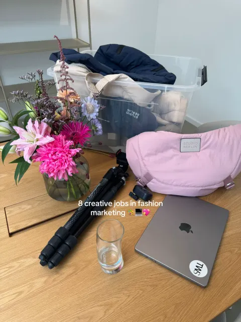 TikTok slideshow cover: 8 creative jobs in fashion marketing