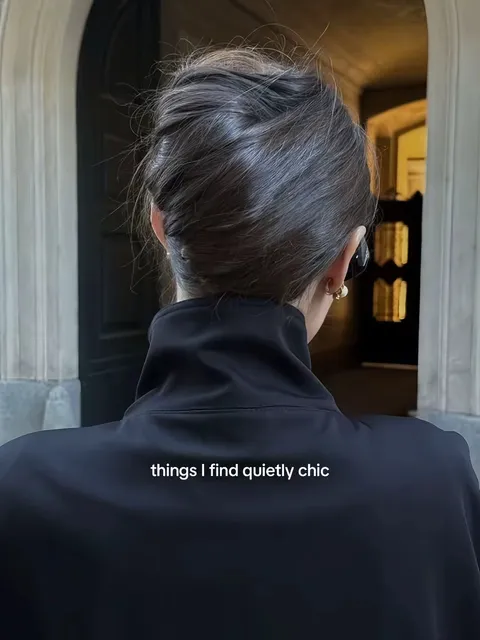 TikTok slideshow cover: Things I find quietly chic