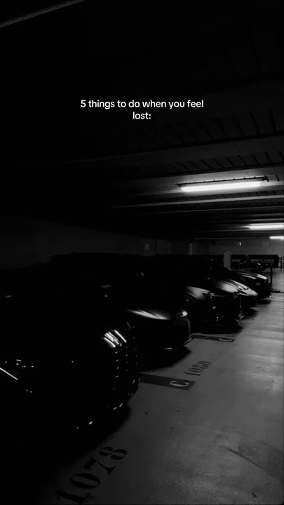Original slideshow: 5 things to do when you feel lost