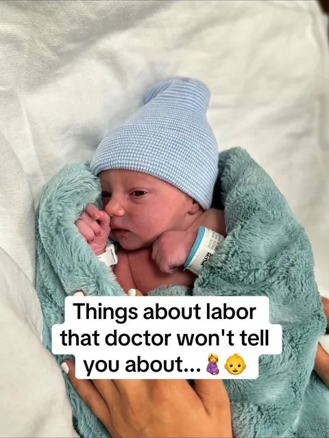TikTok slideshow cover: Things about labor that doctor won't tell you about...