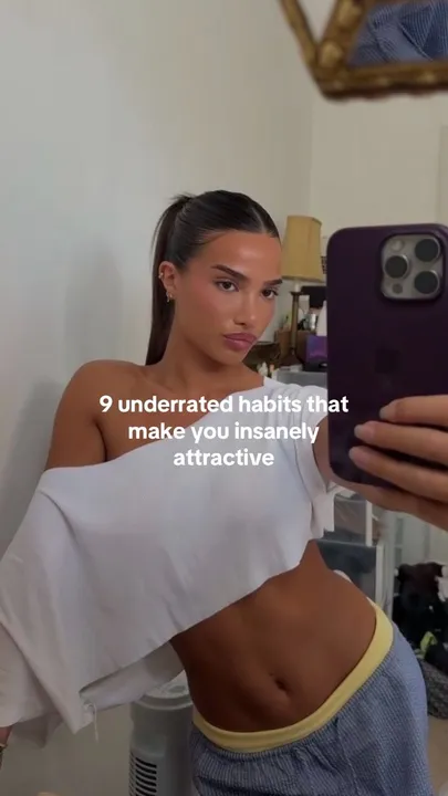 TikTok slideshow cover: 9 underrated habits that make you insanely attractive
