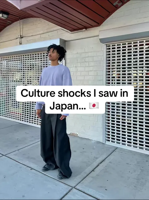 TikTok slideshow cover: Culture shocks I saw in Japan...